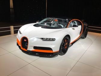 Bugatti Chiron Sport Autosalon van Brussel