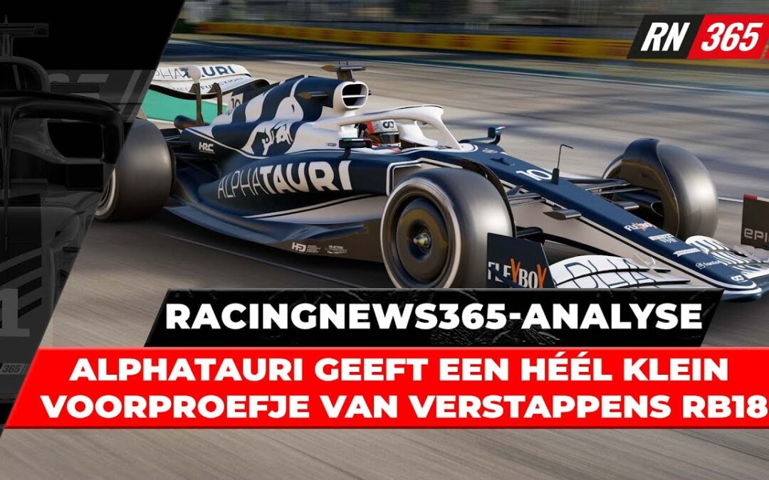 Nieuwe AlphaTauri-bolide probeert geheimen van Verstappens RB18 te verhullen | RacingNews365
