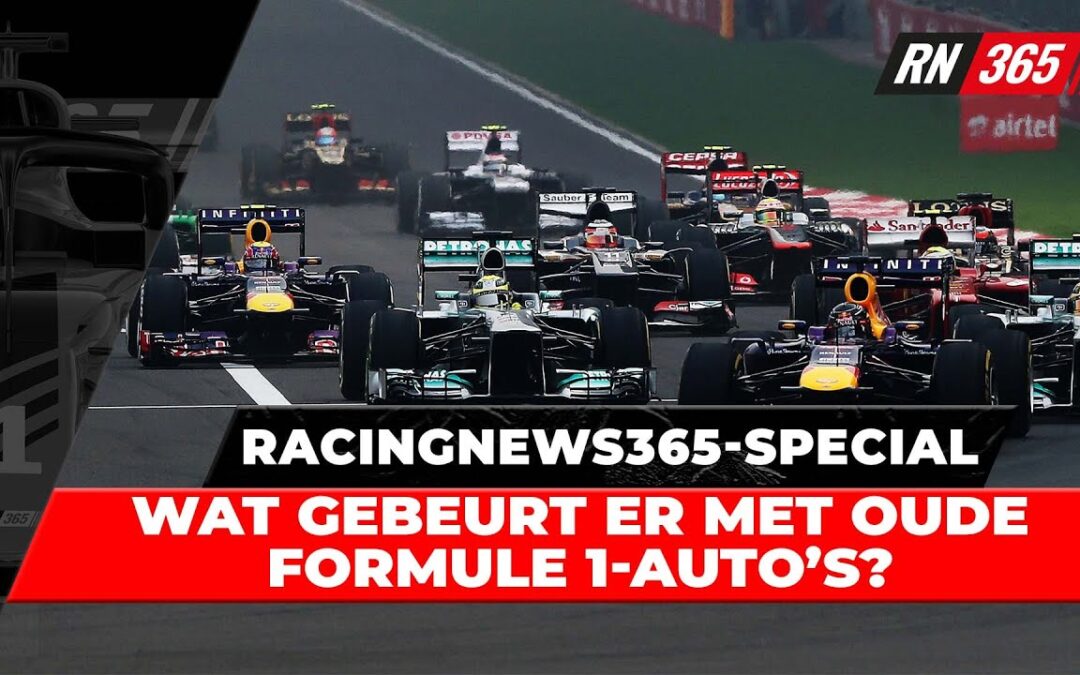 Dit gebeurt er met de oude Formule 1-wagens van Verstappen en collega’s! | RacingNews365-Special