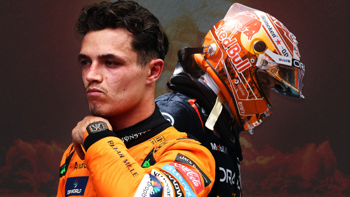 ‘Verstappen kon Norris alleen maar volgen vanwege schade aan McLaren’