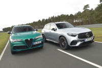 Mercedes-AMG GLC 63 is beter en moderner dan Alfa Stelvio, maar laat het op één onderdeel afweten