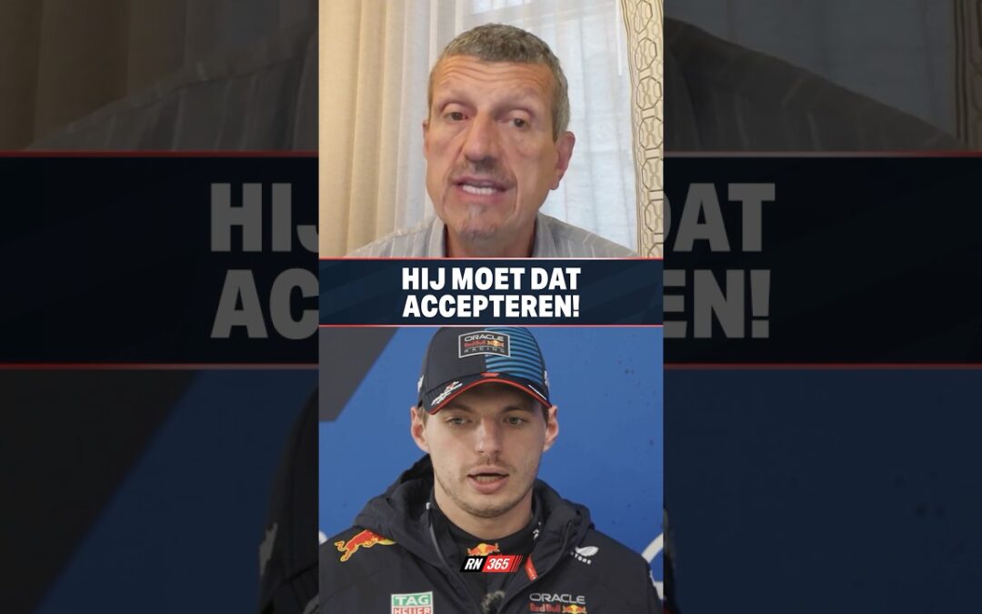 Steiner: “Max Moet Dat Accepteren!” #f1 #formule1 #f1shorts #maxverstappen #guenthersteiner