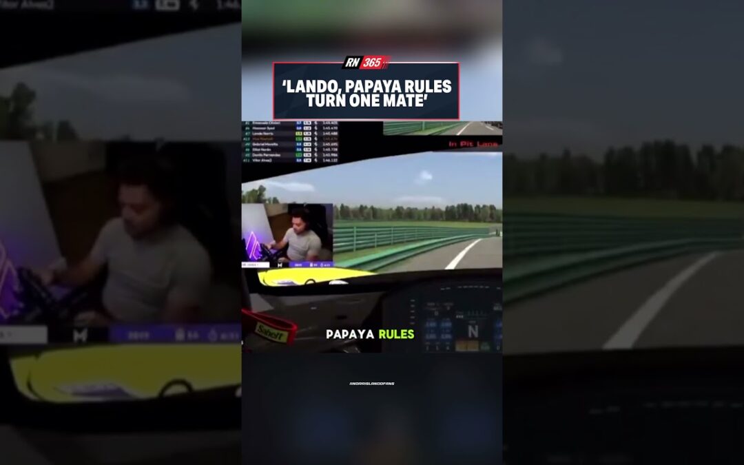 Je hoort de frustratie bij Norris #f1 #formula1 #landonorris #shorts #f1shorts #papayarules