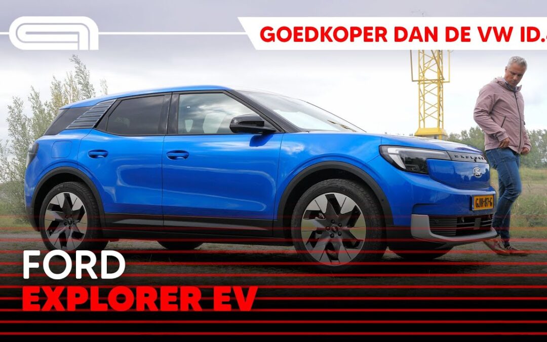 Ford Explorer EV: Smoelt lekker en is goedkoop, maar..