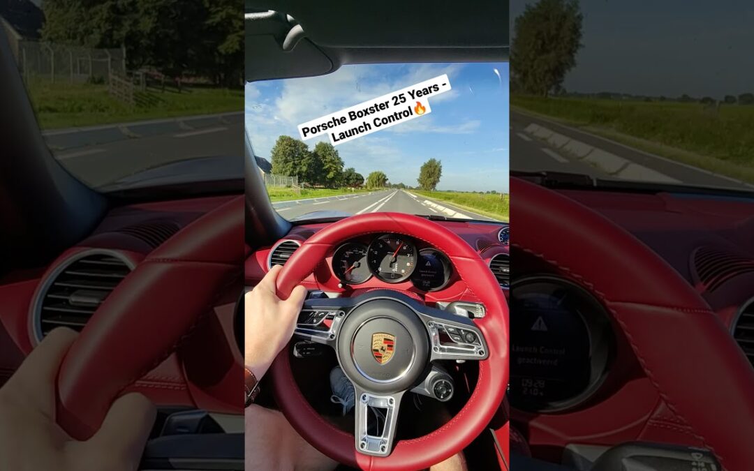 Porsche Boxster 25 Years Launch Control #shorts