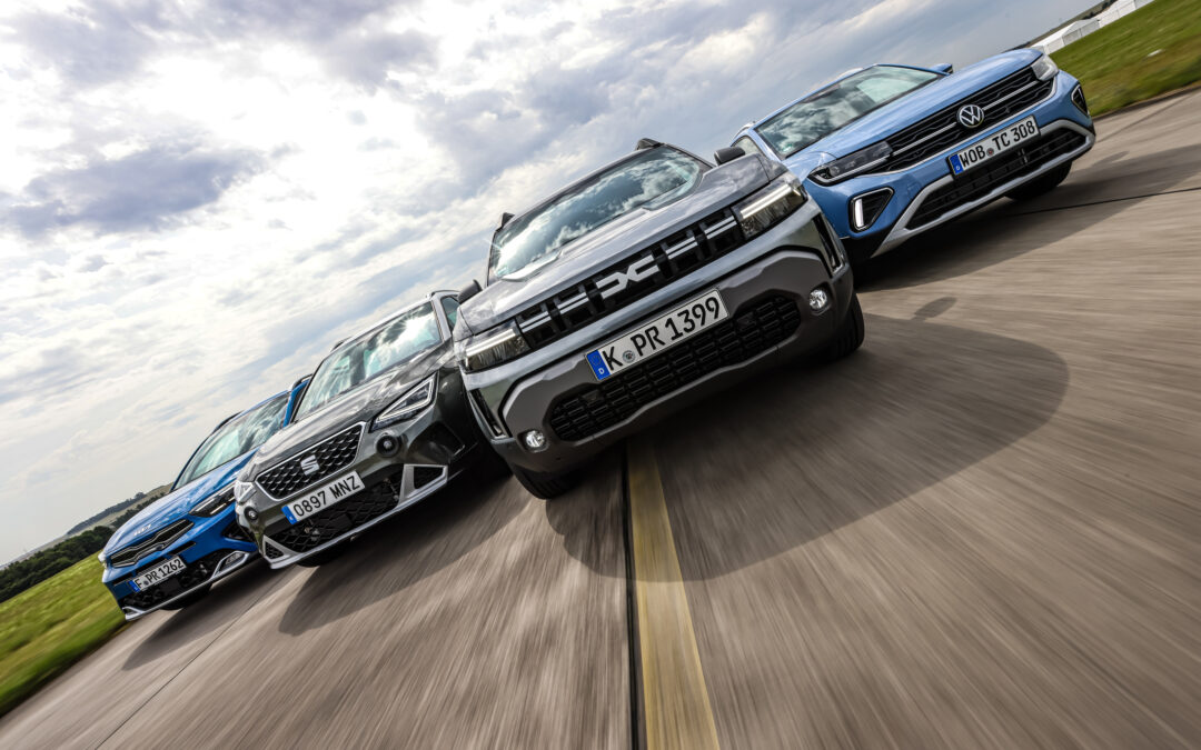 TEST- Zo maakt de Dacia Duster gehakt van Volkswagen T-Cross, Seat Arona en Kia Stonic