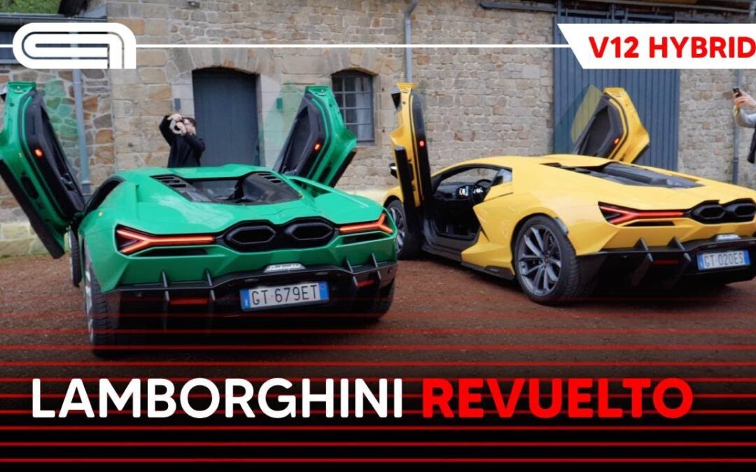Wouter maakt proefrit in Lamborghini Revuelto