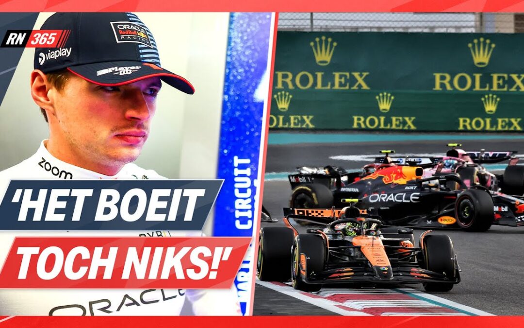 Verstappen sluit F1-seizoen teleurstellend af: ‘Maakt Geen Zak Uit’| F1-Update
