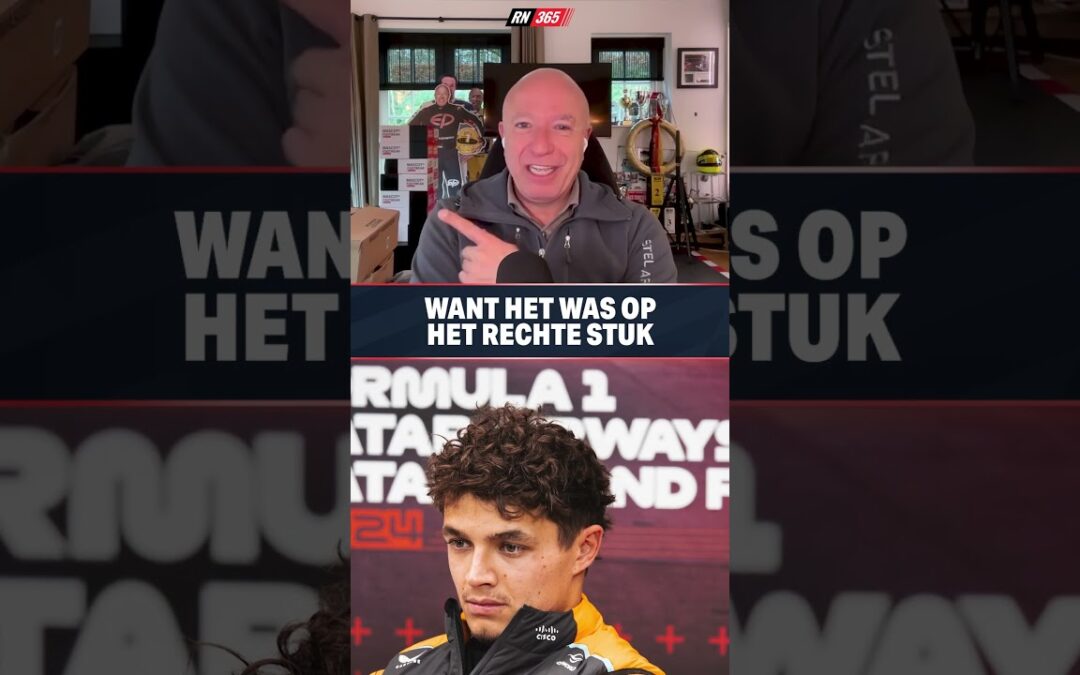 Dubbele Gele Vlag? Zwaar Gevaarlijk! #F1 #Formule1 #RN365 #F1shorts #LandoNorris #McLaren #QatarGP