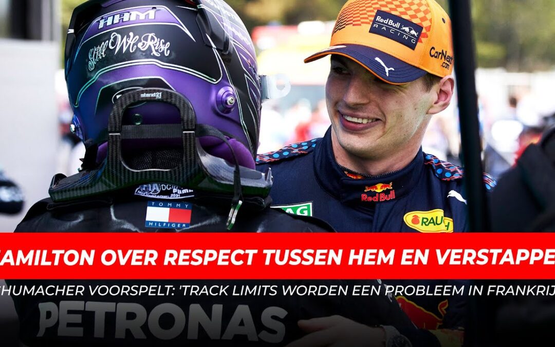Schumacher: ‘Track limits worden een probleem in Frankrijk’, Lewis over respect tussen hem en Max