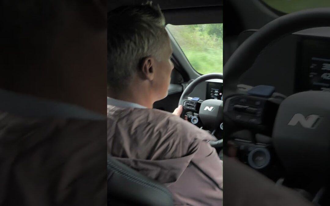 Elektrische Ioniq 5 N de toerenbegrenzer in rammen