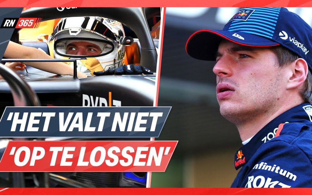 Red Bull Geeft Update Over Hardnekkig Probleem Met Auto Verstappen