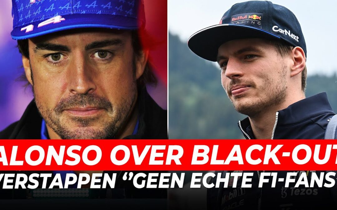 Alonso over Blackout tijdens Sprint, Verstappen spreekt fans aan op gedrag: “Geen echte F1-fans”