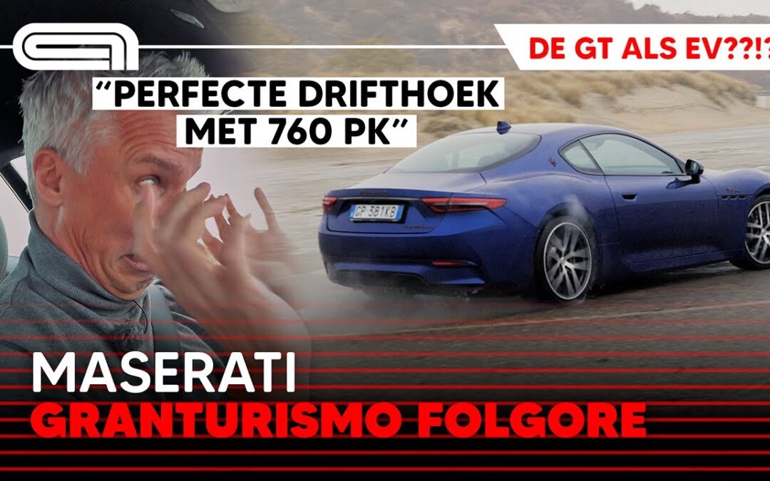 Geen V6 nodig… ELEKTRISCHE Maserati GranTurismo Folgore is sneller! #review