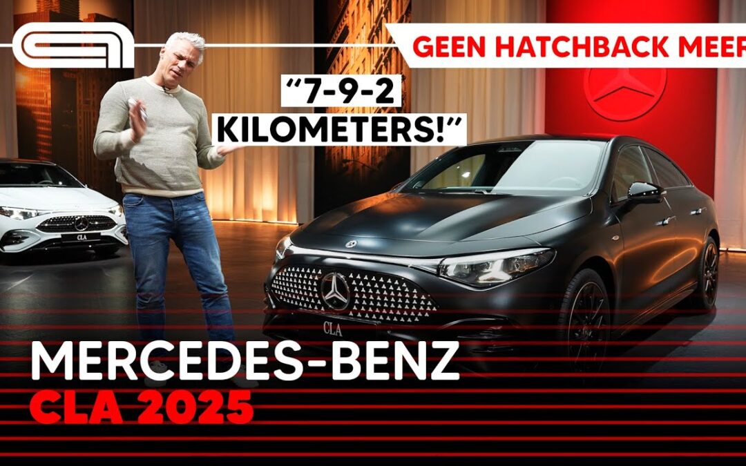 2025 elektrische Mercedes CLA : 792 km RANGE en een NORMAAL uiterlijk