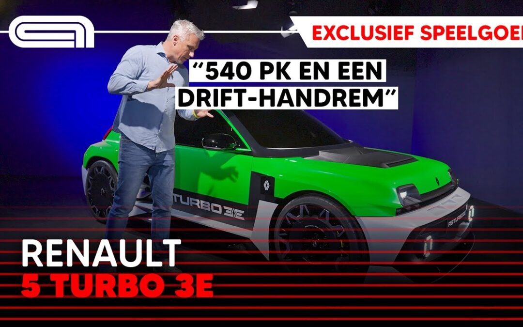 Renault 5 Turbo 3E: 540 pk elektrisch BOMMETJE