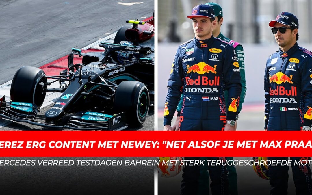 Perez erg content met Newey: “Net alsof je met Max praat”, ‘Mercedes reed met 50pk minder’ | GPFans