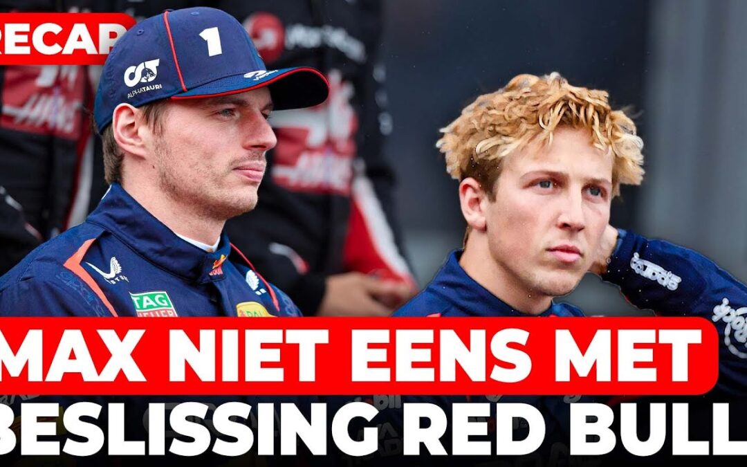 ‘Verstappen is het niet eens met het vervangen van Lawson’ | GPFans Recap