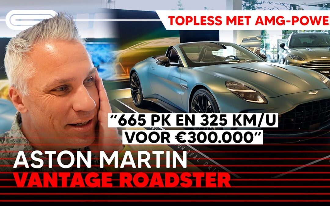 665 pk Aston Martin Vantage Roadster: BRUTAALSTE cabrio van het jaar?!