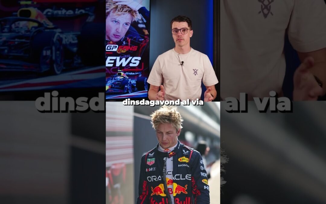 Breaking: Lawson per direct vervangen bij Red Bull Racing #formula1 #f1 #f1news